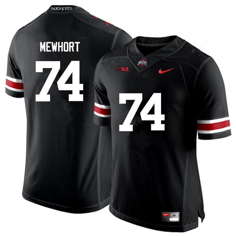 Ohio State Buckeyes #74 Jack Mewhort College Football Jerseys Game-Black